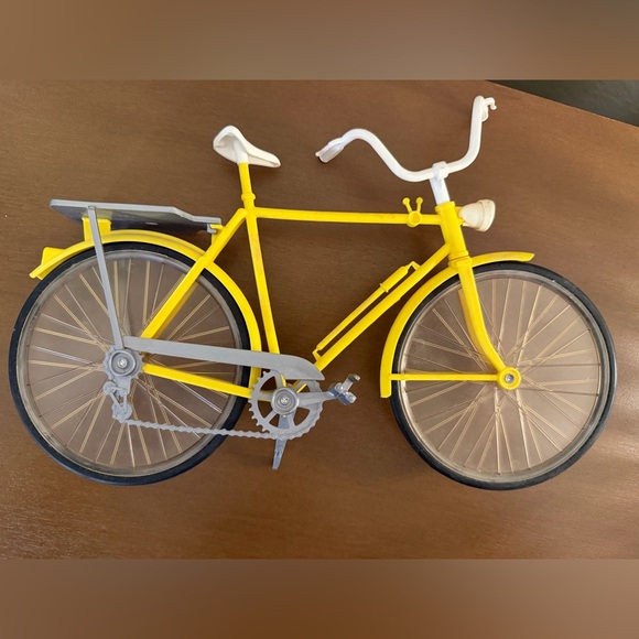1973 Yellow and White Barbie Bicycle - Picture 3 of 5